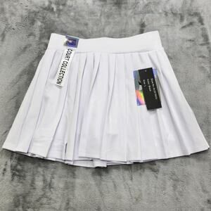 NEW Indero Skort Womens L White Court Collection Pickle Ball Skirt Shorts Lined